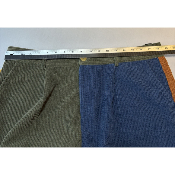 Charmkpr Men's XL Colorful Corduroy Pants Patchwork Straight Skater Urban Street - Picture 6 of 8